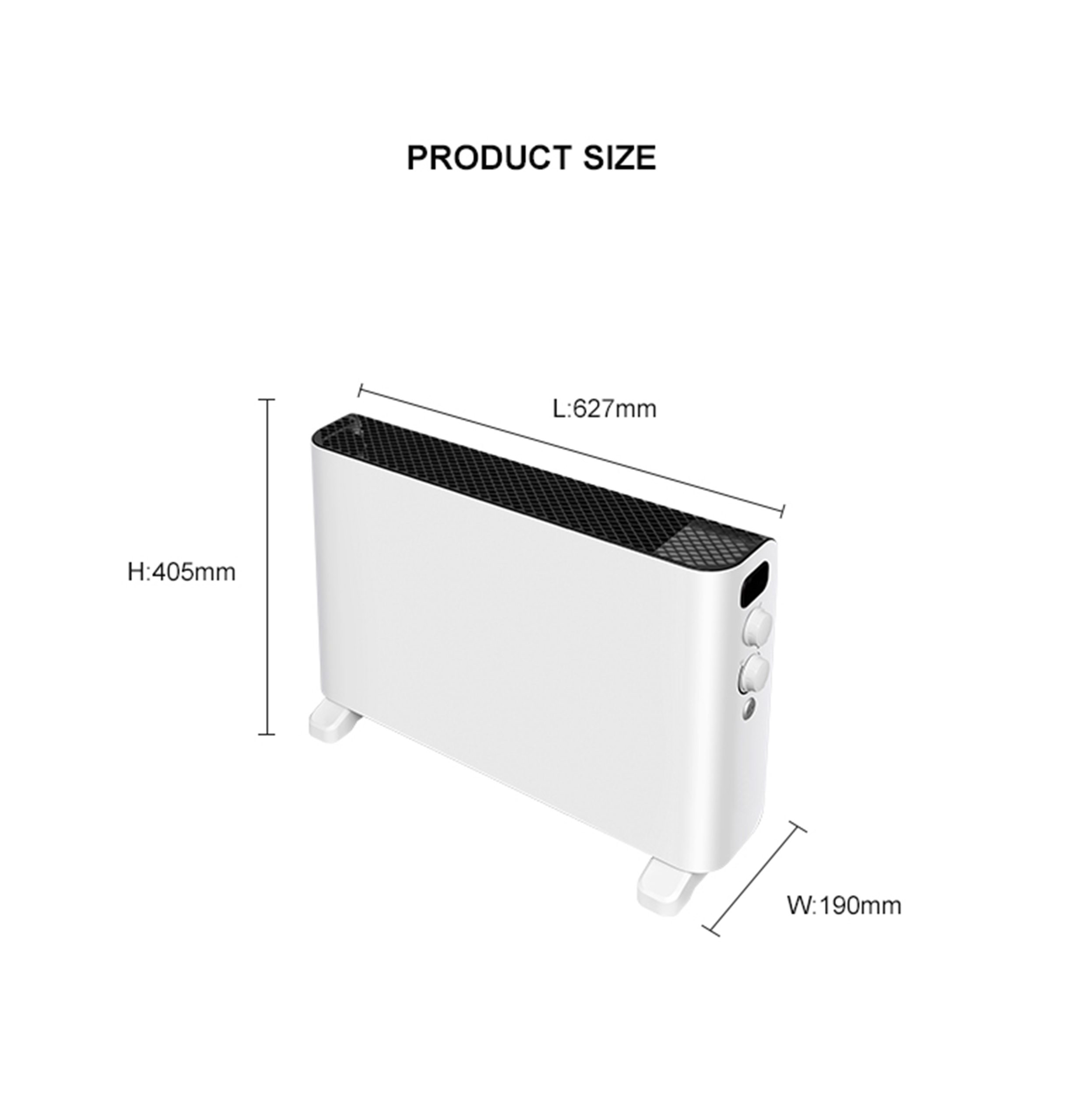220V-240V 50/60Hz Convector Heater - Image 4