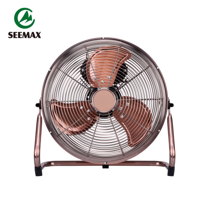 3 Speeds Tilt Adjustable Head 12Inch Metal Floor Electric fan