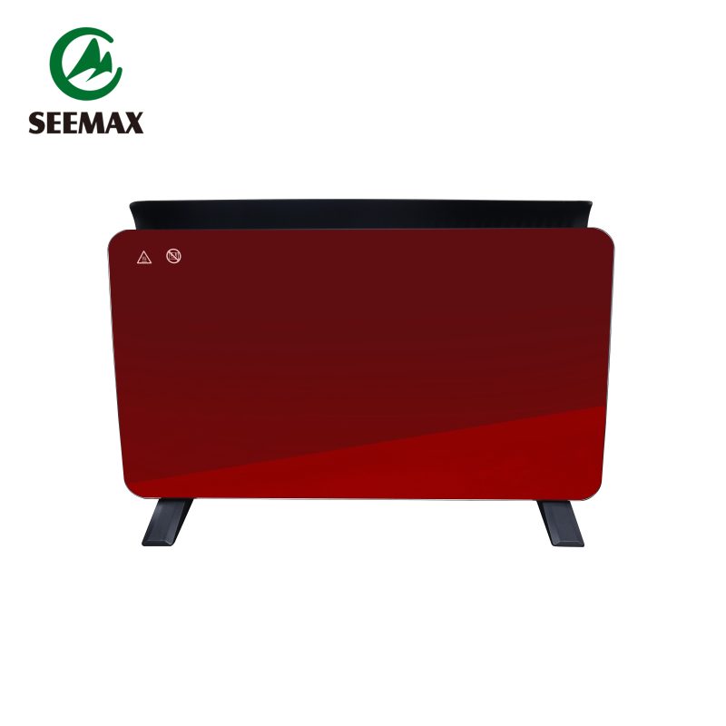 Office Led Display Glass Panel Heater With Timer