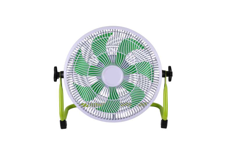 SEEMAX 12-inch rechargeable outdoor floor fan front view