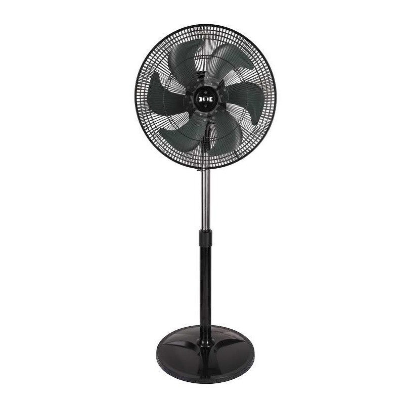 SEEMAX 16-inch commercial heavy-duty stand fan front view with black iron grill