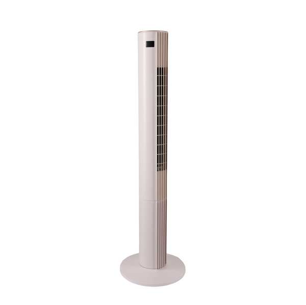 SEEMAX 40-inch oscillating tower fan in white housing front view