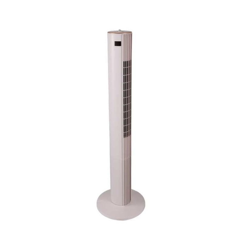 SEEMAX 40-inch oscillating tower fan in white housing front view