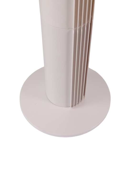 Stable round base and lower body of SEEMAX 40-inch white tower fan