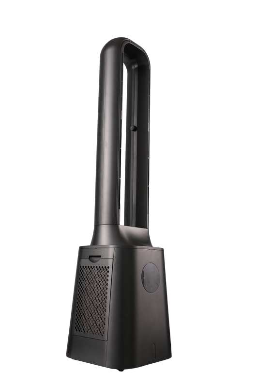 x8-bladeless-air-purifier-cooling-fan-perspective-view SEEMAX X8 bladeless air purifier cooling fan perspective view